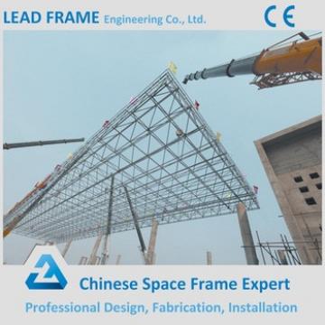 long Span Windproof Space frame Low Cost of Gas Station Canopy