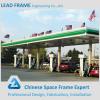 Permanent use steel gas station canopy