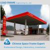 Galvanized steel gas station building