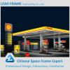 Professional Design steel structure space frame gas station canopy