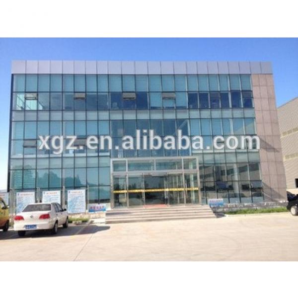 Hot sales Glass Curtain Wall Steel Prefabricated Office #1 image