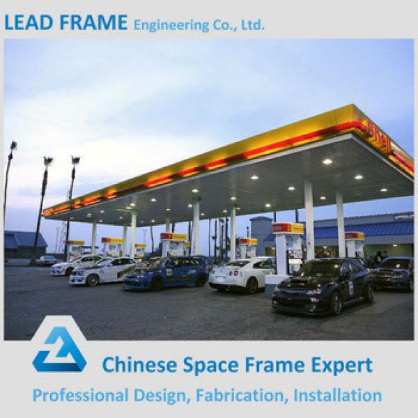 Economic China supplier steel cost of gas station canopy #1 image