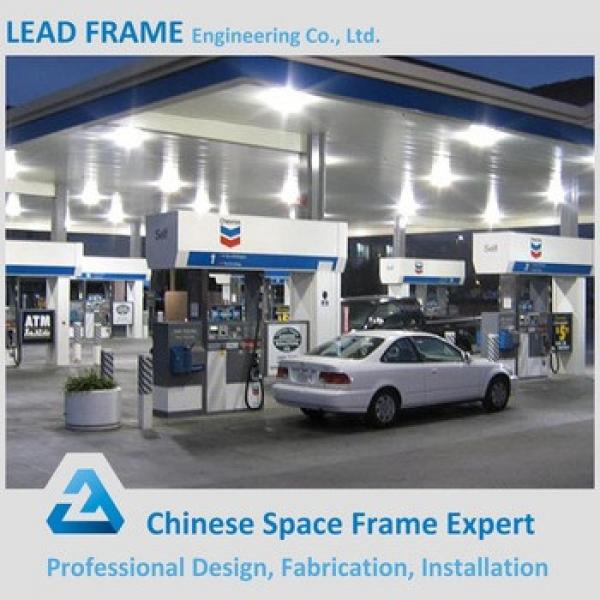 Prefabricated Light Stainless Steel Structure Petrol Station #1 image