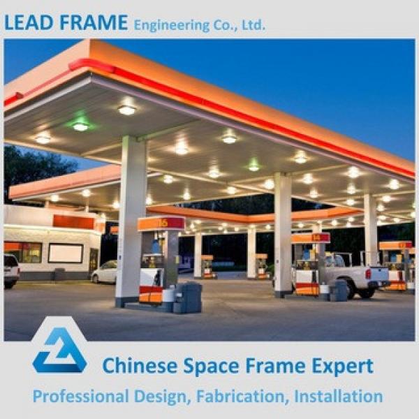 Steel structure space frame gas station canopies for sale #1 image