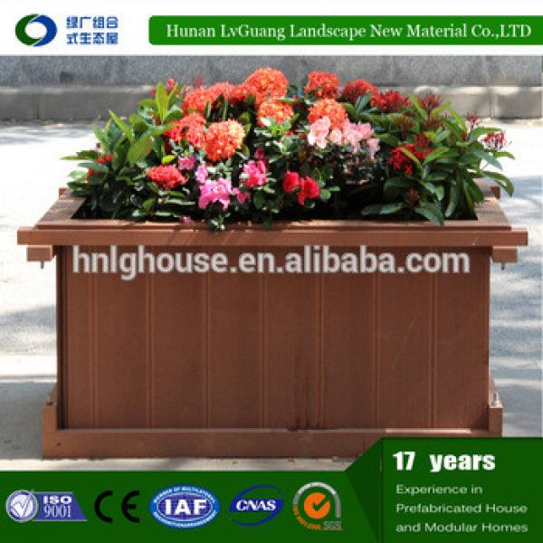 Outdoor WPC flower box wood planter boxes/ Flower Pot/ Planter Box Wholesale #1 image