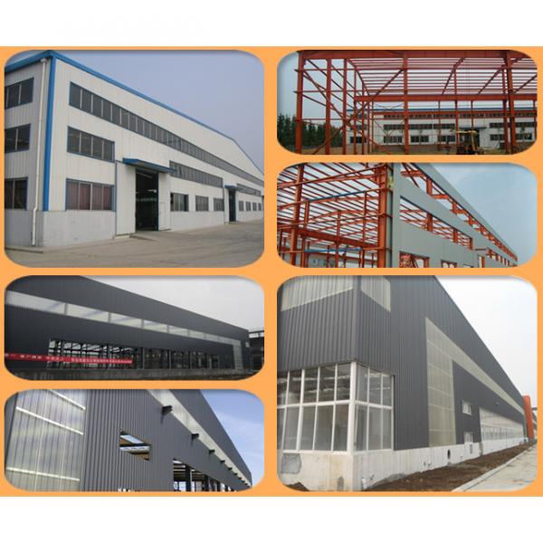 Arched prefabricated steel structure sport hall for building #3 image